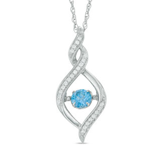 Stauer blue topaz sales dolphin pendant