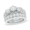 Thumbnail Image 0 of 2-3/4 CT. T.W. Diamond Past Present Future® Bridal Set in 14K White Gold