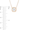 Thumbnail Image 1 of 1/2 CT. Certified Canadian Diamond Solitaire Cushion Pendant in 14K Gold (I/I2)