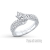Thumbnail Image 2 of Ever Us® 1/4 CT. T.W. Diamond Contour Band in 14K White Gold