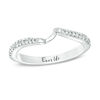 Thumbnail Image 1 of Ever Us® 1/8 CT. T.W. Diamond Contour Band in 14K White Gold