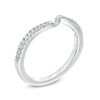 Thumbnail Image 2 of Ever Us® 1/8 CT. T.W. Diamond Contour Band in 14K White Gold