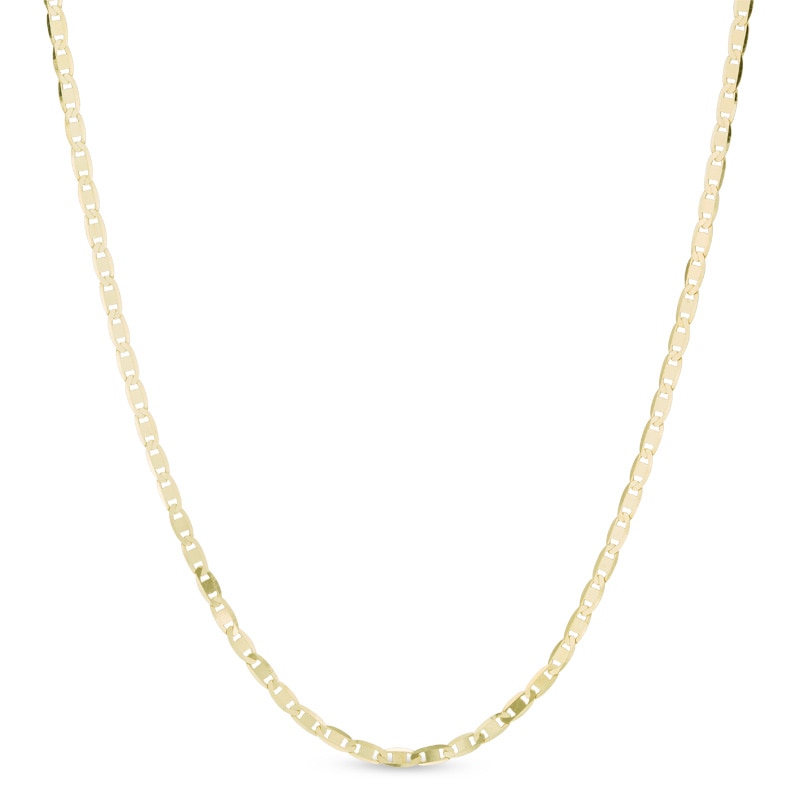 Main Image 1 of Ladies' 1.7mm Mariner Chain Necklace in Solid 10K Gold