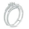 Thumbnail Image 2 of 1/3 CT. T.W. Diamond Frame Solitaire Enhancer in 10K White Gold