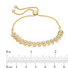 Thumbnail Image 2 of 1/2 CT. T.W. Diamond &quot;S&quot; Bar Bolo Bracelet in 10K Gold - 9.5&quot;