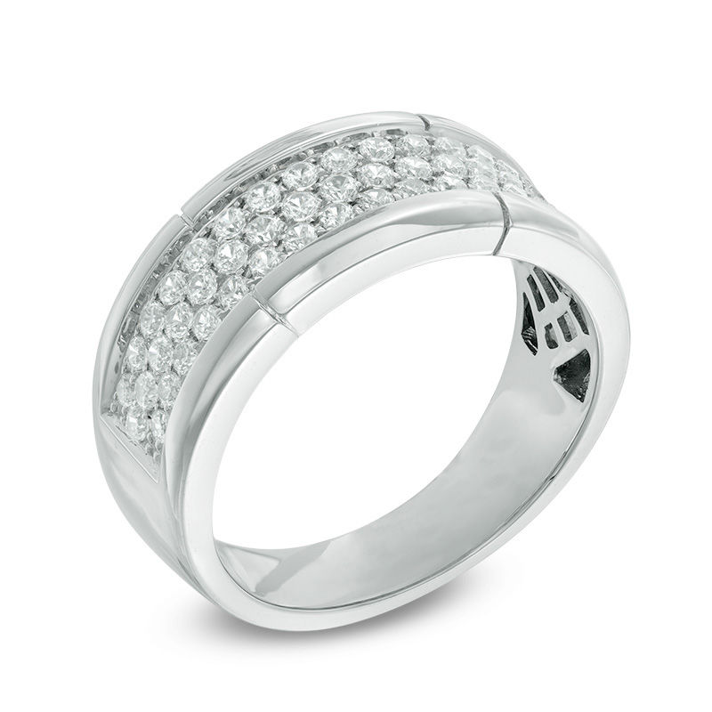 Tri Line Men's Diamond Ring | Jewelbox