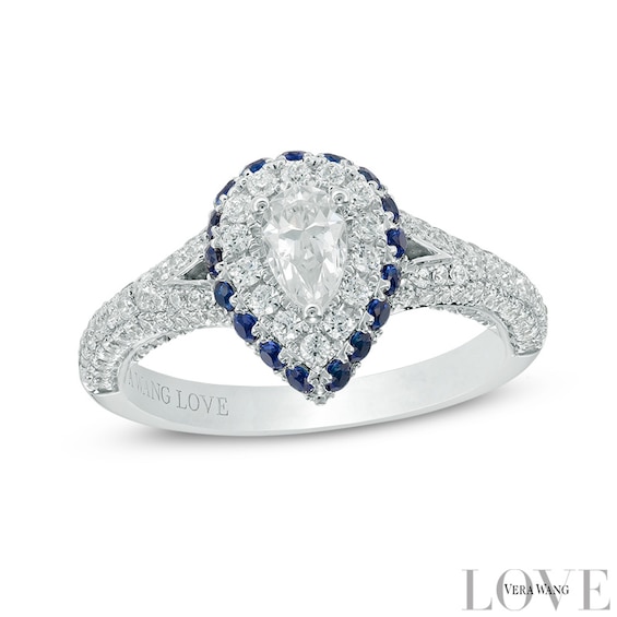 Vera Wang Love Collection 1-1/4 CT. T.W. Pear-Shaped ...