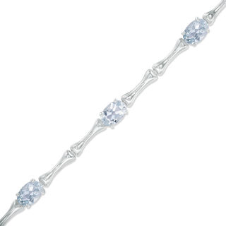 2024 zales sterling silver jwbr diamond accent tennis (as-is) bracelet size 7.25in