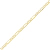 Thumbnail Image 1 of Polished Figaro Link Anklet in 14K Gold - 10&quot;