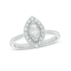 Thumbnail Image 1 of 3/4 CT. T.W. Marquise Diamond Frame Engagement Ring in 10K White Gold