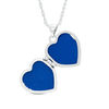 Thumbnail Image 2 of Diamond Accent Heart Locket in Sterling Silver