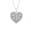 Thumbnail Image 1 of 1/6 CT. T.W. Diamond Vintage-Style Locket in Sterling Silver