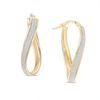 10 kt gold earrings