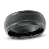 Thumbnail Image 1 of Triton Men's 9.0mm Comfort Fit Honeycombed Black Tungsten Wedding Band