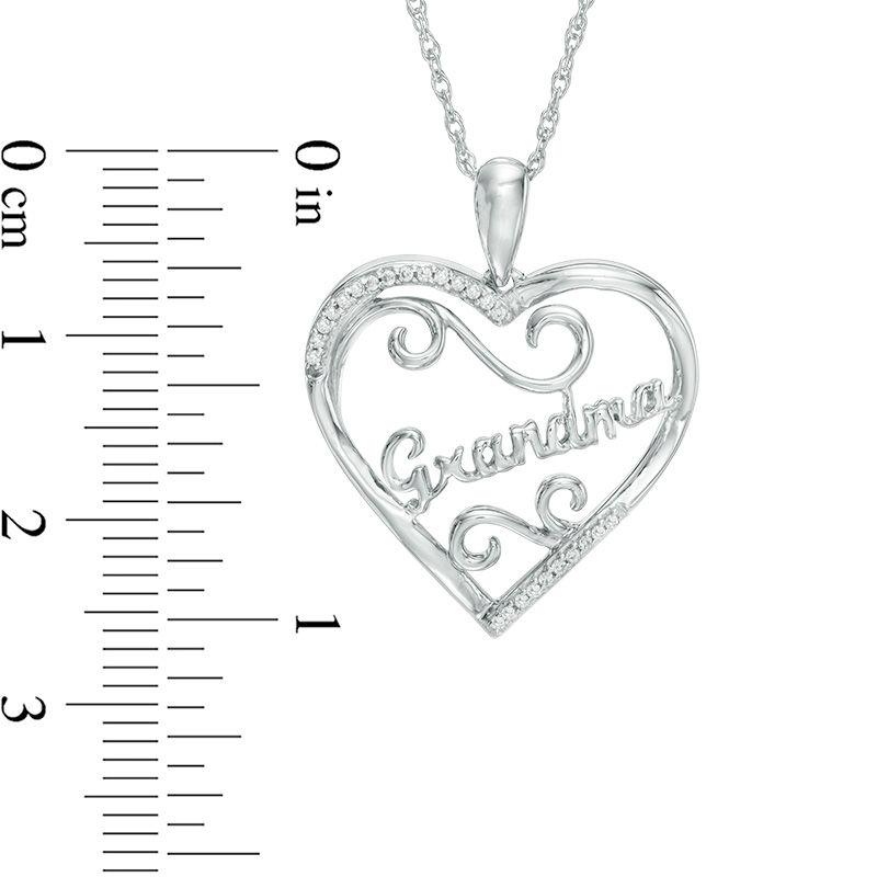 Grandma heart store necklace