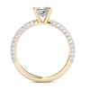 Thumbnail Image 3 of 1 CT. T.W. Princess-Cut Diamond Engagement Ring in 14K Gold