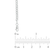 Thumbnail Image 2 of Men's 3.6mm Curb Chain Necklace in 14K White Gold - 30&quot;