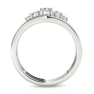1/2 CT. T.W. Diamond Five Stone Bridal Set in 14K White Gold | Zales Outlet
