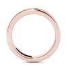 Thumbnail Image 3 of Men's 1/5 CT. T.W. Diamond Groove Wedding Band in 14K Rose Gold