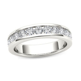 Men's 1 CT. T.W. Diamond Wedding Band in 14K White Gold