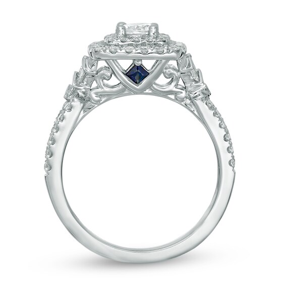 Vera Wang Love Collection 1 CT. T.W. Diamond Double Square Frame ...