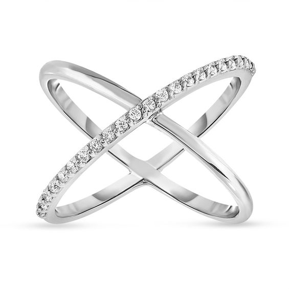 zales criss cross diamond ring