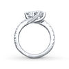 Thumbnail Image 2 of Ever Us® 1/2 CT. T.W. Diamond Contour Band in 14K White Gold