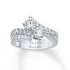 Thumbnail Image 3 of Ever Us® 1/2 CT. T.W. Diamond Contour Band in 14K White Gold