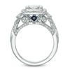 Thumbnail Image 3 of Vera Wang Love Collection 1-1/4 CT. T.W. Quad Princess-Cut Diamond Frame Engagement Ring in 14K White Gold