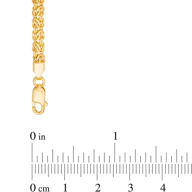 Main Image 2 of Made in Italy Byzantine Chain Necklace in 14K Gold - 18&quot;