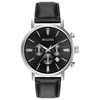 Thumbnail Image 1 of Men's Bulova Classic Chronograph Strap Watch with Black Dial (Model: 96B262)