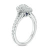 Thumbnail Image 1 of Vera Wang Love Collection 3/4 CT. T.W. Composite Diamond Pear-Shaped Frame Engagement Ring in 14K White Gold