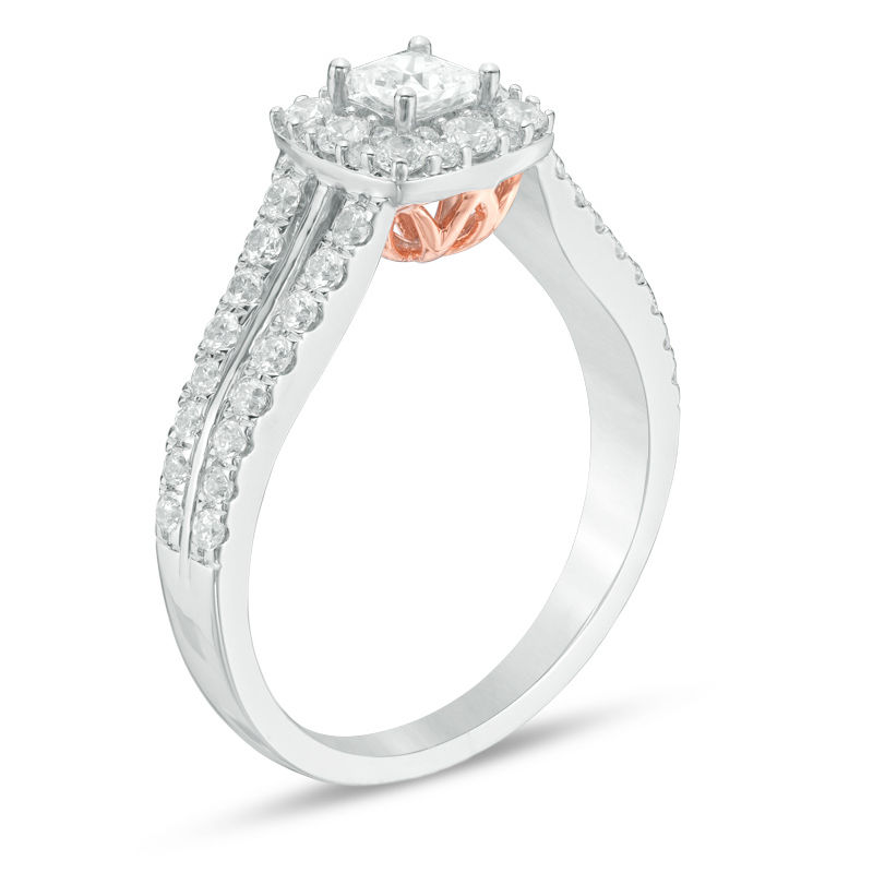 Love's Destiny by Zales 1 CT. T.W. Certified Princess-Cut Diamond ...