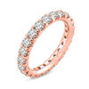 Thumbnail Image 2 of 2 CT. T.W. Diamond Eternity Anniversary Band in 14K Rose Gold