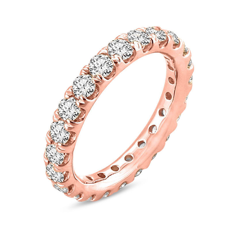 Main Image 2 of 2 CT. T.W. Diamond Eternity Anniversary Band in 14K Rose Gold