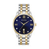 Thumbnail Image 1 of Men's Bulova Diamond Accent Two-Tone Watch with Blue Dial (Model: 98D130)