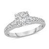 Thumbnail Image 1 of 5/8 CT. T.W. Diamond Frame Engagement Ring in 10K White Gold