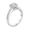 Thumbnail Image 2 of 5/8 CT. T.W. Diamond Frame Engagement Ring in 10K White Gold