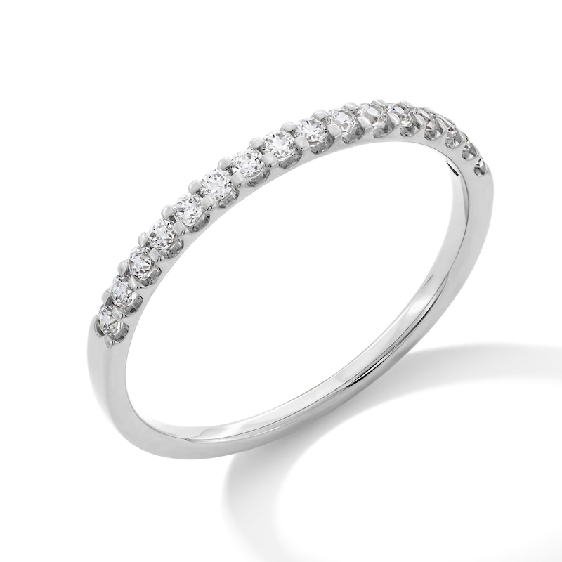 Main Image 3 of 1/5 CT. T.W. Diamond Band in 10K White Gold