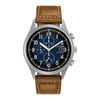 Thumbnail Image 0 of Men's Citizen Eco-Drive® Chandler Chronograph Strap Watch with Blue Dial (Model: CA0621-05L)