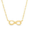 Thumbnail Image 1 of Infinity Necklace in 10K Gold - 17&quot;