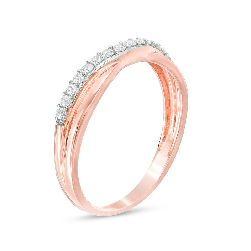 Modern Vintage 10K Rose Gold 2.5 Ct Light Pink Sapphire Wedding Ring  Engagement Ring R167-10KRGLPS | Caravaggio Jewelry
