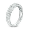 Thumbnail Image 2 of 3/4 CT. T.W. Diamond Double Row Anniversary Band in 14K White Gold