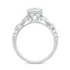 Thumbnail Image 3 of 1 CT. T.W. Princess-Cut Diamond Vintage-Style Bridal Set in 14K White Gold