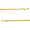 Thumbnail Image 2 of Graduated Rope Chain Necklace in 10K Gold