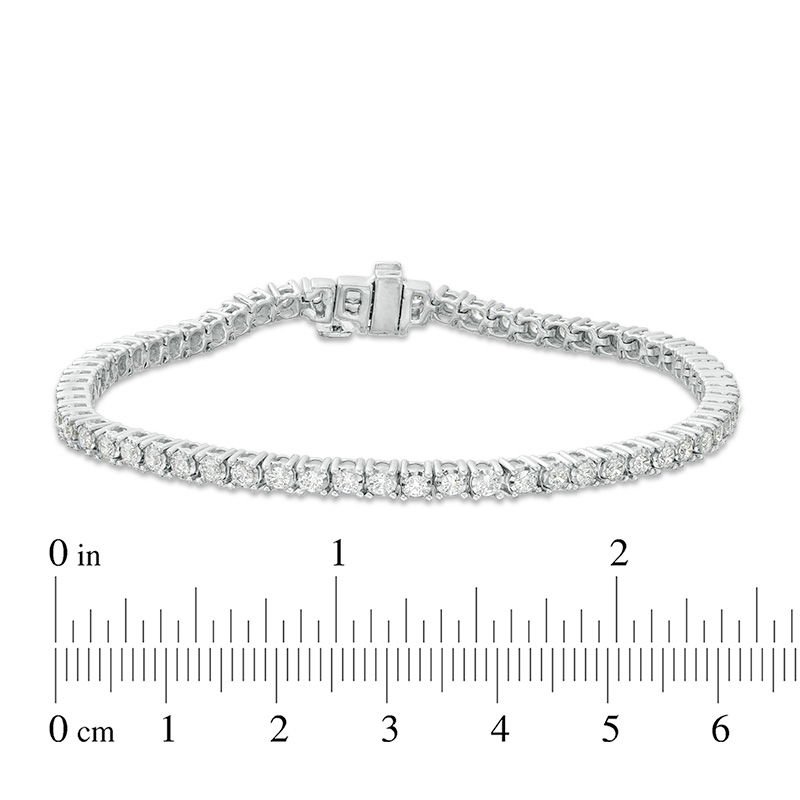 14K White Gold Flat Curb Chain Bracelet (8