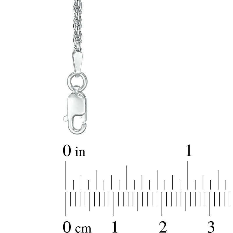 040 Gauge Rope Chain Necklace in Sterling Silver - 22