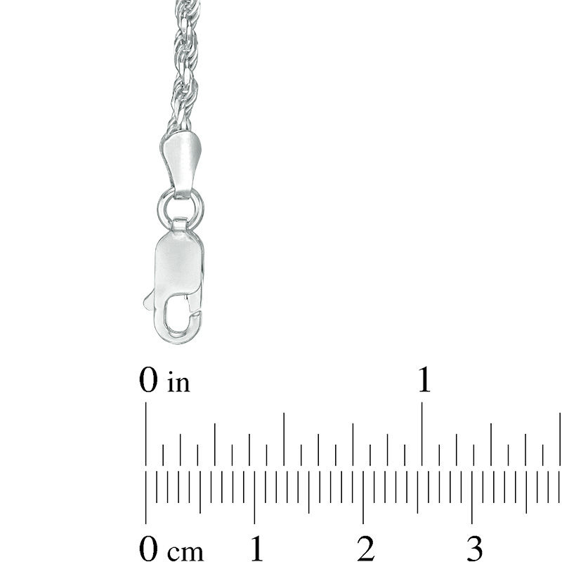 050 Gauge Rope Chain Necklace in Sterling Silver - 24