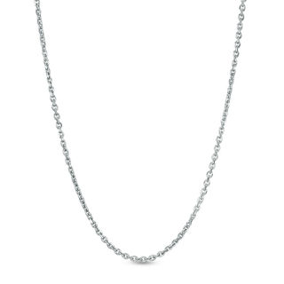 Adjustable 025 Gauge Cable Chain Necklace in Sterling Silver - 22