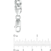 Thumbnail Image 4 of 7.8mm Curb Chain Bracelet in Sterling Silver - 8.5&quot;